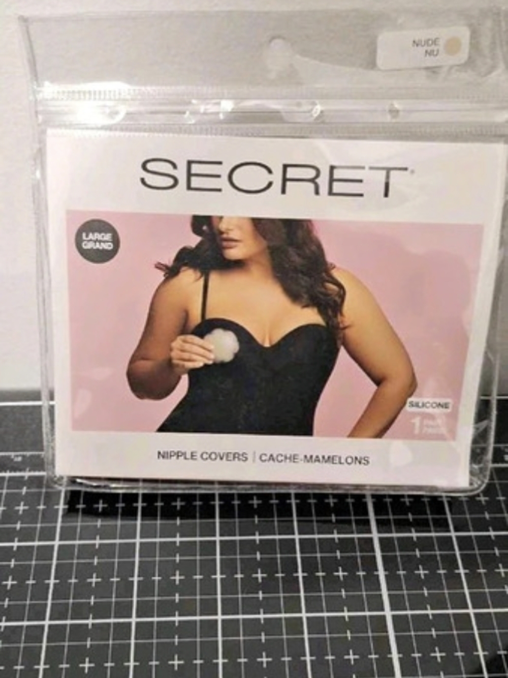 Secret Silicone Nipple Covers Large Nude
